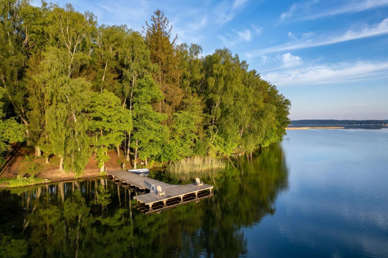 Mazursko - Komfortowe Domy 8 Osobowe Nad Jeziorem, Balia Lub Sauna Kretowiny Exterior photo