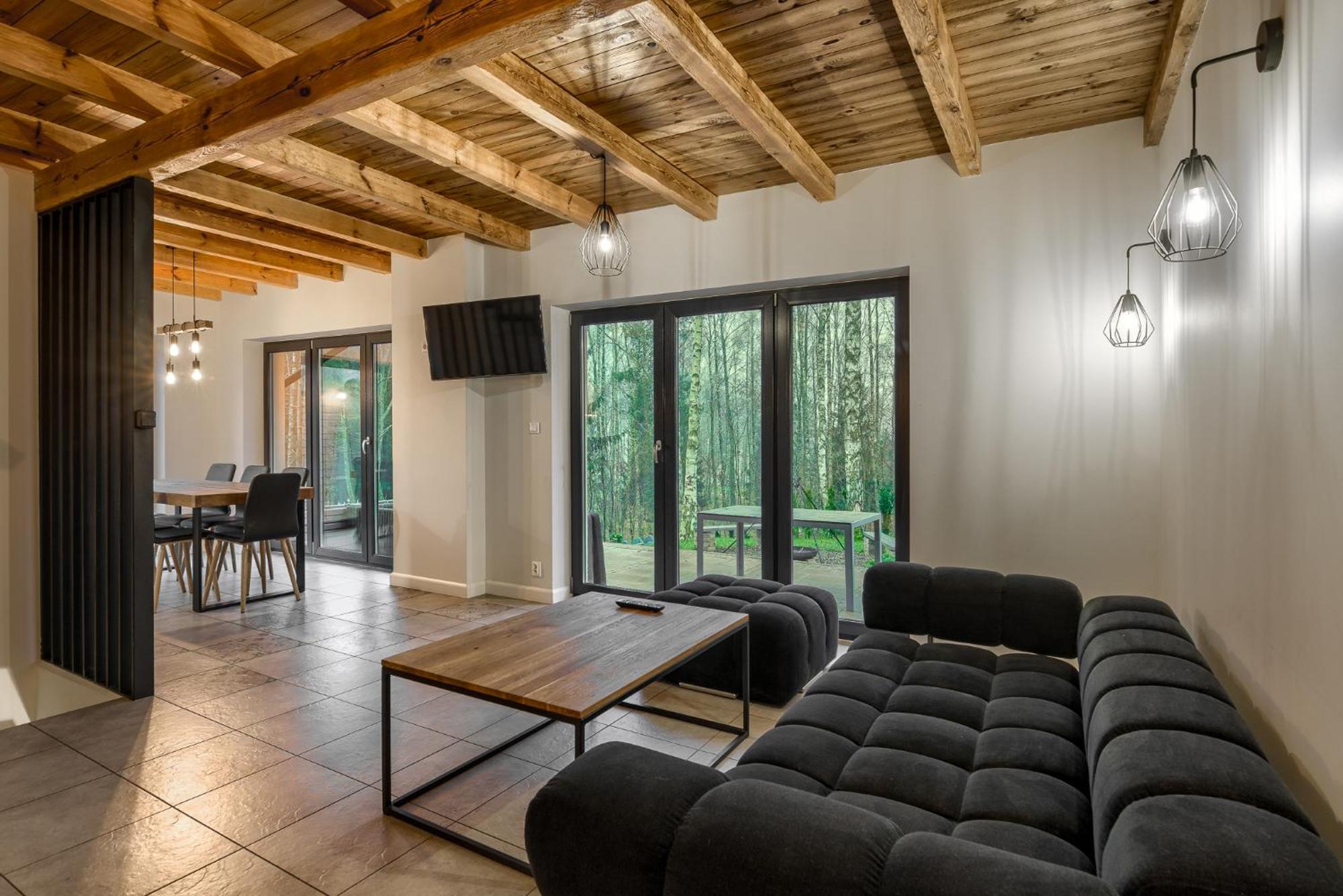 Mazursko - Komfortowe Domy 8 Osobowe Nad Jeziorem, Balia Lub Sauna Kretowiny Exterior photo